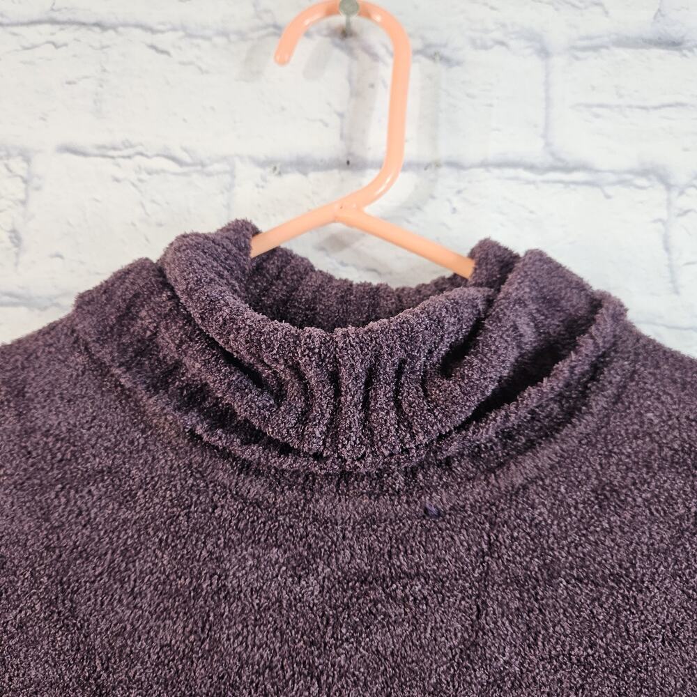 Athleta Purple Transit turtleneck pullover Nylon Sweater Sz Small - Picture 2 of 6